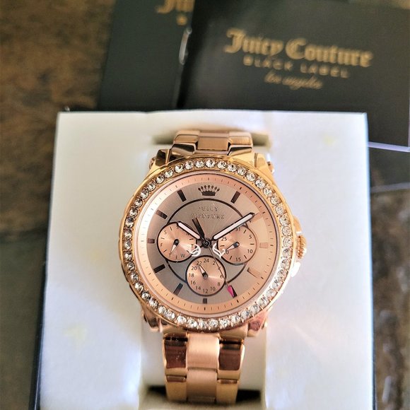 Juicy Couture Women's 1901106 Pedigree Rose Gold Watch - Picture 4 of 7